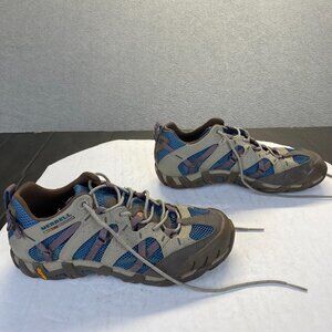 Merrell Women's Waterpro Ultra Sport Shoes- Size 7.5- Bone/Slate/Blue